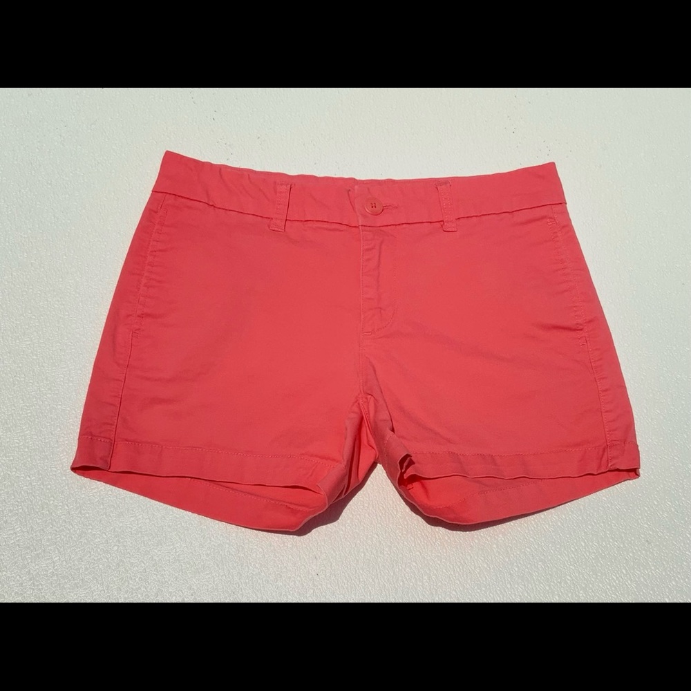 GAP Women’s Size 2 Flat Front Shorts Khakis by GAP‎ Coral Classic Preppy